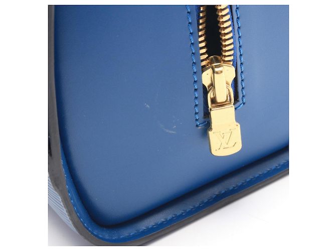 Borsa Louis Vuitton Pont Neuf Blu - vista 8