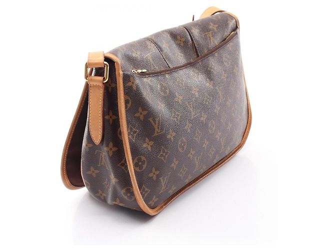 Borsa a tracolla Louis Vuitton Menilmontant MM Monogram Marrone - vista 2