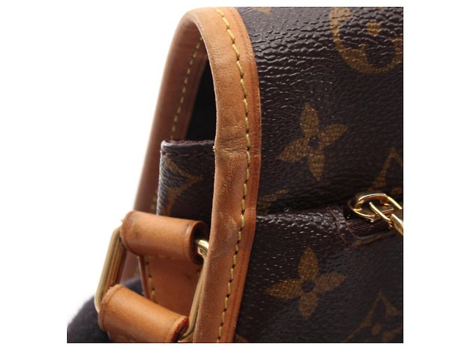 Borsa a tracolla Louis Vuitton Menilmontant MM Monogram Marrone - vista 8