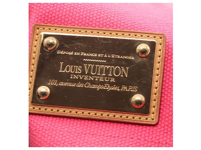 Borsa a tracolla Louis Vuitton Buzas PM Antigua Rose Marrone Rosa Rosso - vista 11