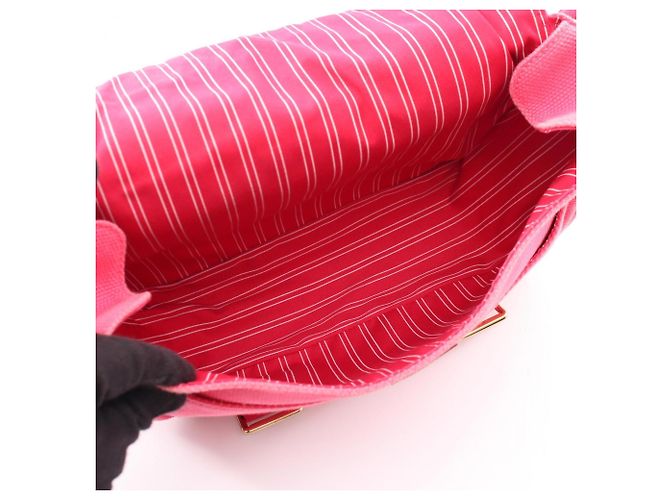 Borsa a tracolla Louis Vuitton Buzas PM Antigua Rose Marrone Rosa Rosso - vista 3
