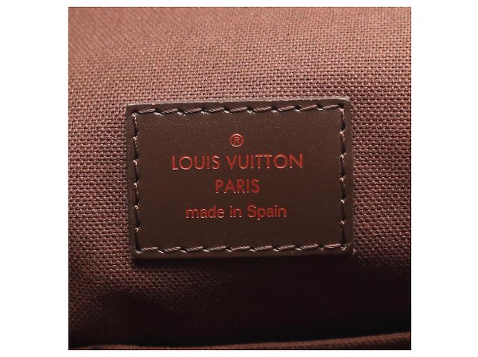 Bolsa de Ombro Louis Vuitton Brooklyn PM Marrom Damier ebene - vista 4