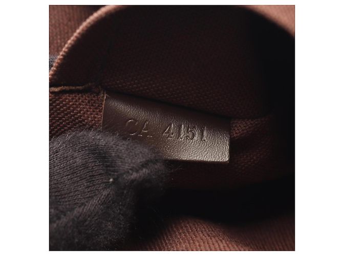 Bolsa de Ombro Louis Vuitton Brooklyn PM Marrom Damier ebene - vista 5