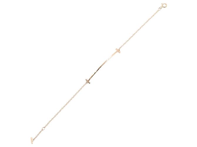 Autre Marque Bracciale Tiffany & Co. T Smile in oro rosa 18K D'oro - vista 3