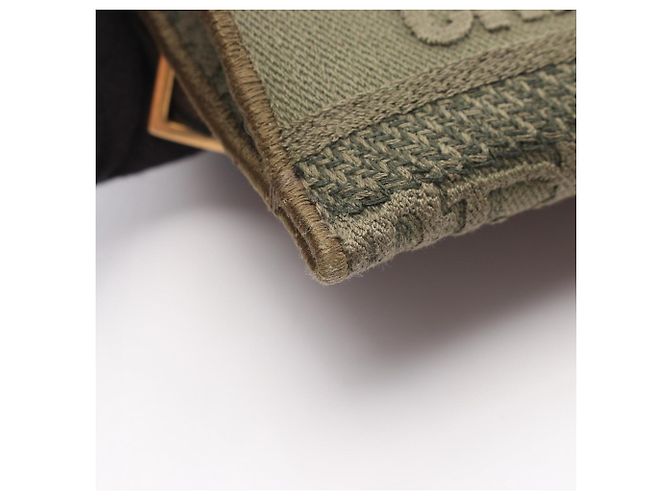 Borsa Saddle Christian Dior in pelle kaki Cachi - vista 6