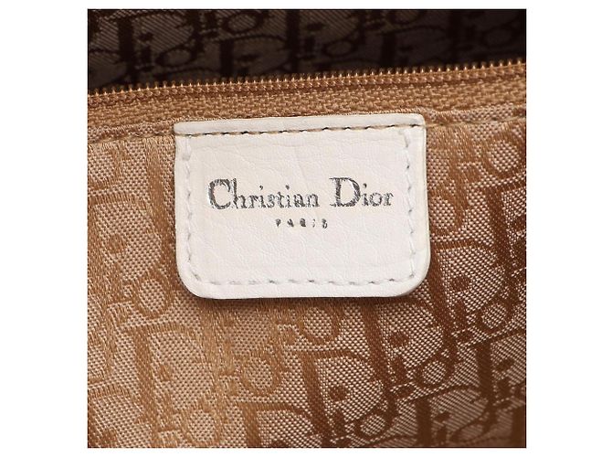 Christian Dior Lady Dior Borsa Large 2-Way Bianco - vista 4