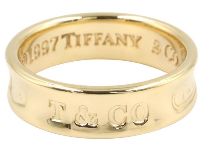 Autre Marque Tiffany & Co. 1837 Ehering aus Gelbgold - Ansicht 2