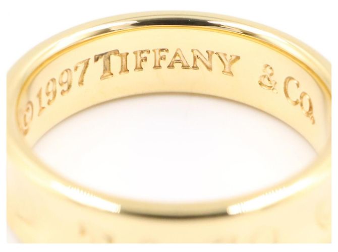 Autre Marque Tiffany & Co. 1837 Ehering aus Gelbgold - Ansicht 4