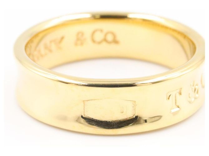 Autre Marque Tiffany & Co. 1837 Ehering aus Gelbgold - Ansicht 5