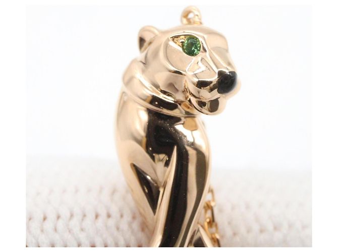 Bracciale Cartier Panthère Tsavorite Onyx Nero Rosa Verde - vista 6
