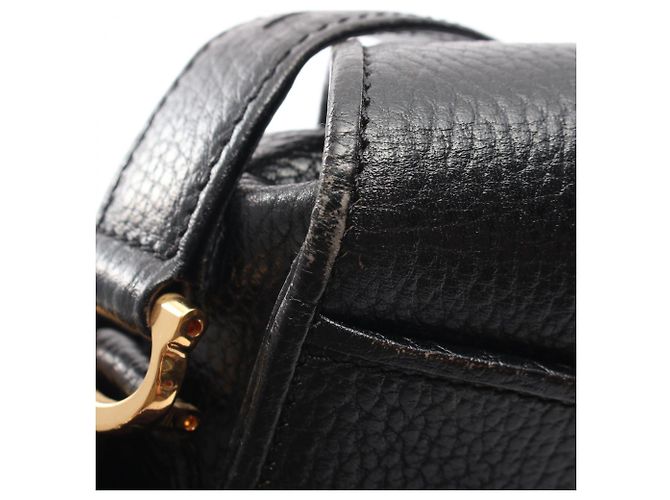 Borsa a tracolla Cartier Must Line in pelle nera Nero - vista 9
