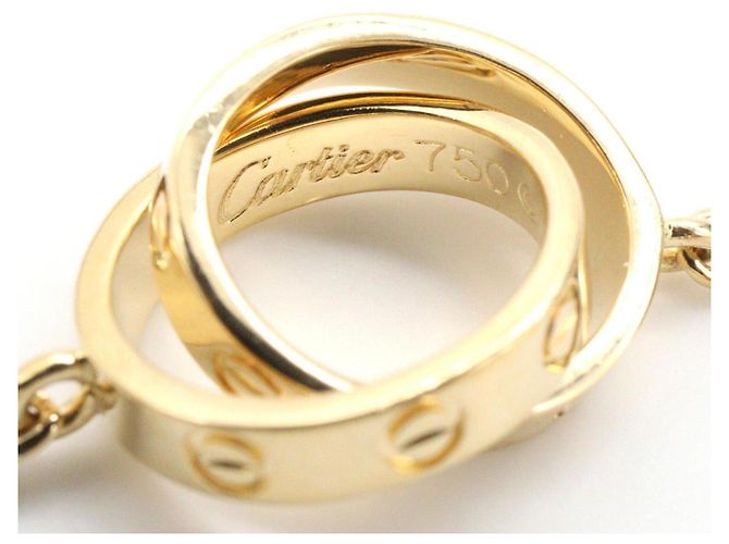 Collana Cartier Baby Love in oro giallo 18K - vista 4