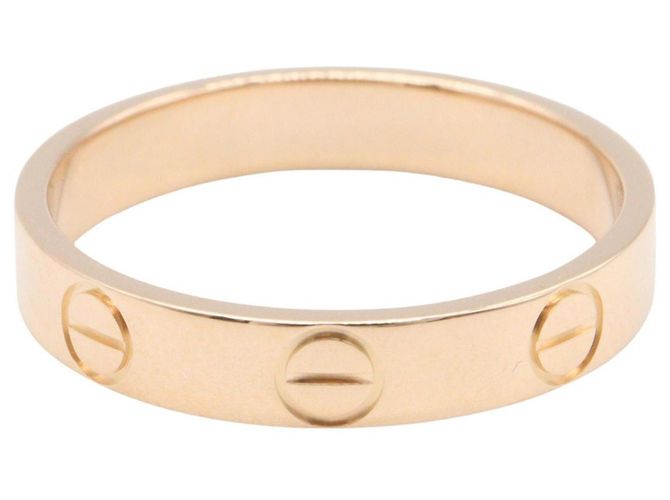 Anello Mini Love Cartier in oro rosa 18K D'oro - vista 2