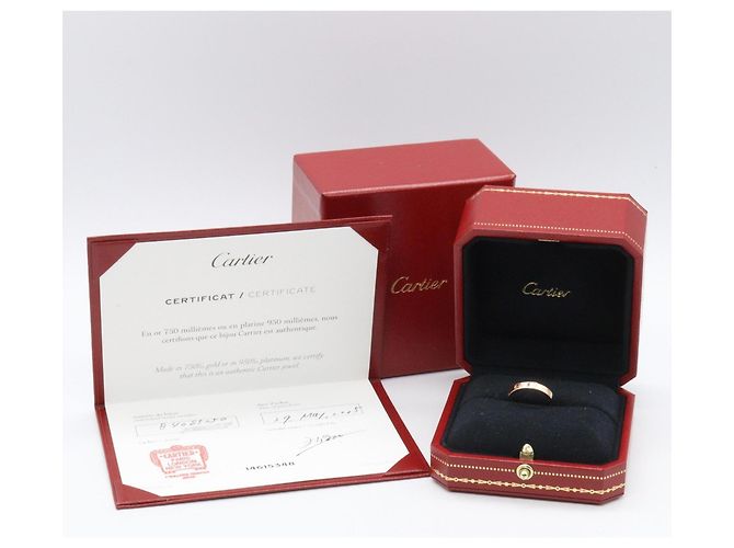 Anello Mini Love Cartier in oro rosa 18K D'oro - vista 6