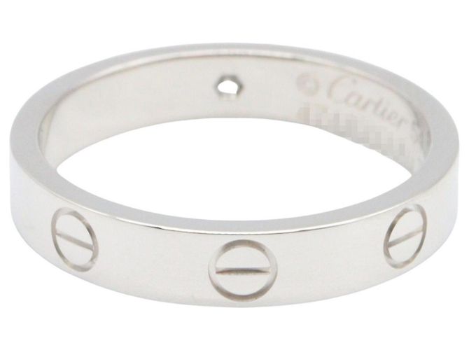 Anello Cartier Mini Love Band Ring Argento - vista 3