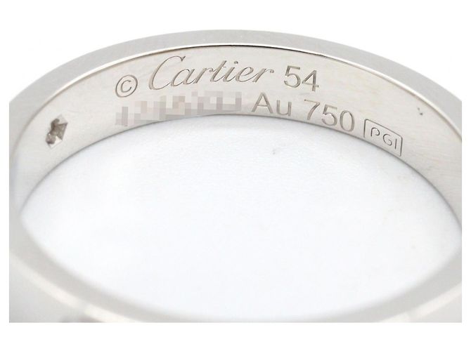 Anello Cartier Mini Love Band Ring Argento - vista 4