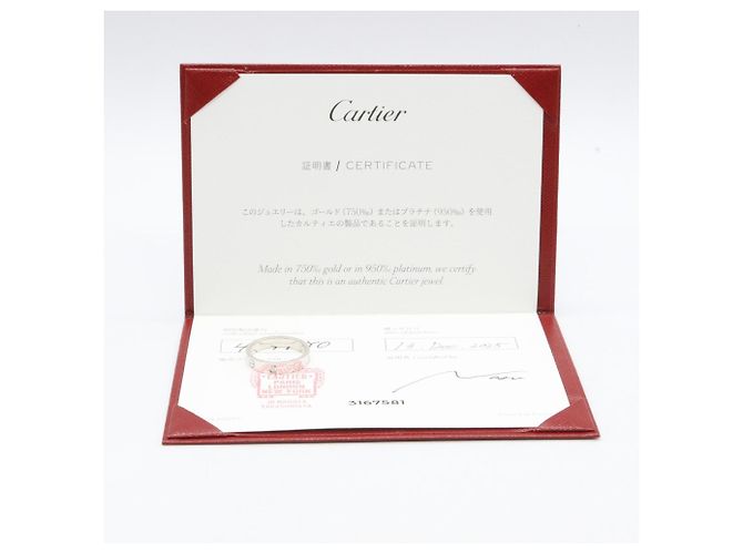 Anello Cartier Mini Love Band Ring Argento - vista 7