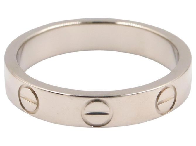 Cartier Mini Love Ring in 18K Weißgold Silber - Ansicht 2