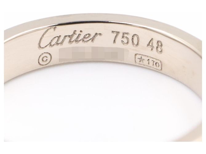 Cartier Mini Love Ring in 18K Weißgold Silber - Ansicht 3