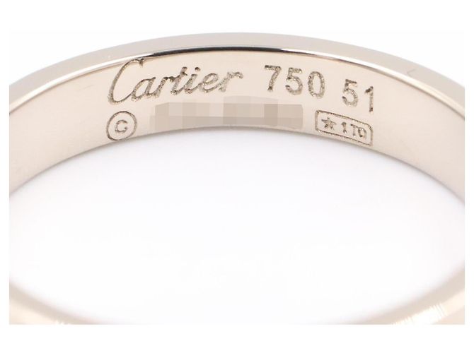 Cartier Mini Love Ring in 18K Weißgold Silber - Ansicht 3