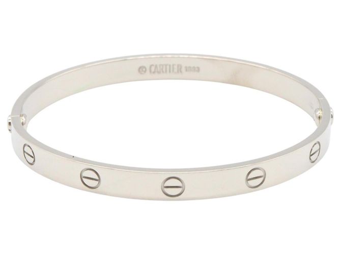 Bracciale Cartier Love in oro bianco 18K Argento - vista 2