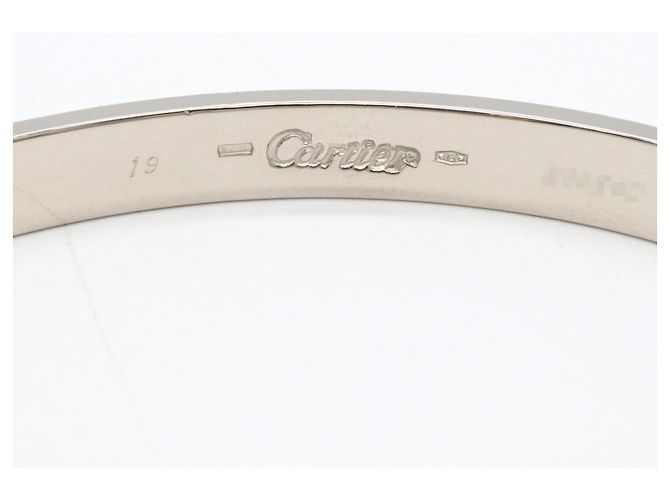 Bracciale Cartier Love in oro bianco 18K Argento - vista 4