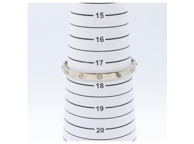 Bracciale Cartier Love in oro bianco 18K Argento - vista 5