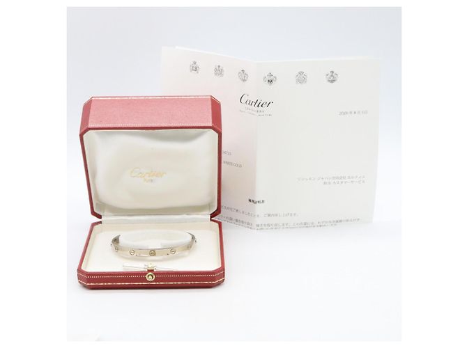 Bracciale Cartier Love in oro bianco 18K Argento - vista 6