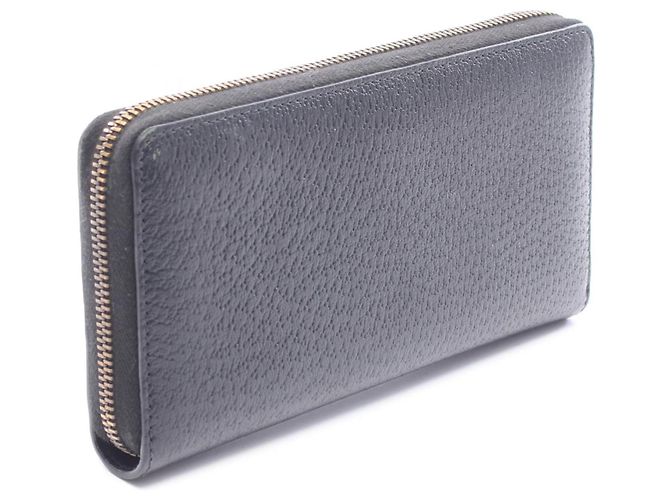 Carteira Longa Redonda Gucci GG Marmont Preto - vista 2