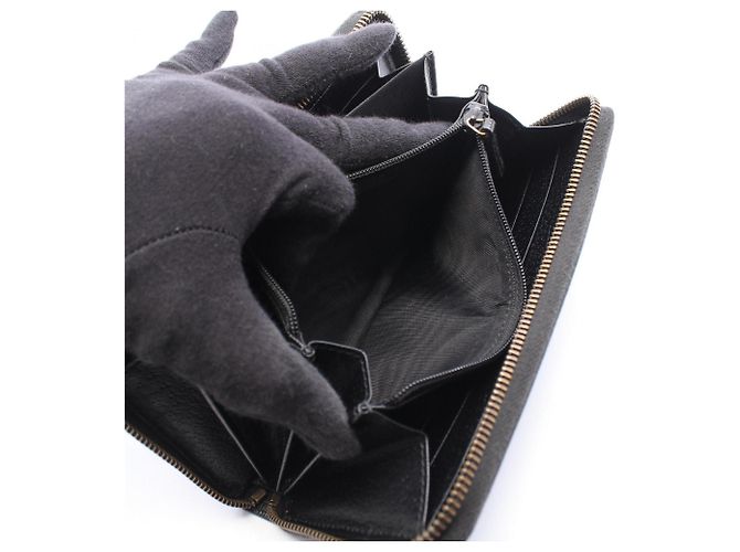 Carteira Longa Redonda Gucci GG Marmont Preto - vista 7