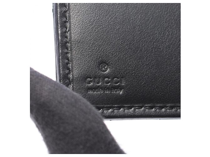 Cartera bi-fold Gucci GG Marmont Negro - vista 4