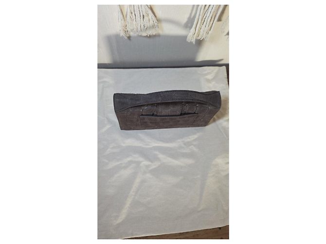Borsa Jacquemus Le Grande Bambino Camoscio Marrone Scuro - vista 4