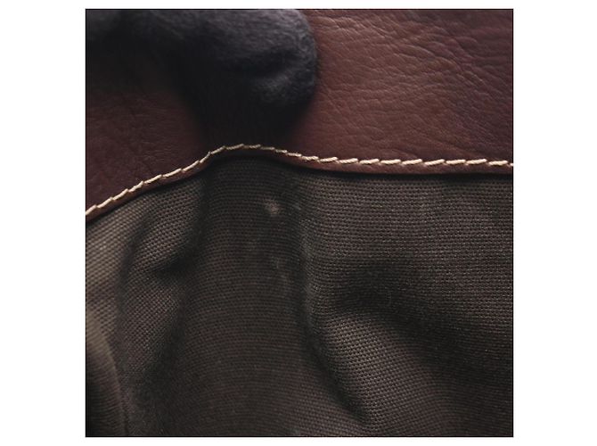 Céline Borsa Celine Boogie Bag in pelle marrone - vista 9