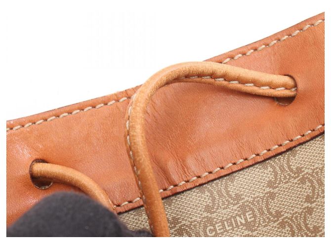 Céline Celine Macadam Schultertasche Braun Beige - Ansicht 15