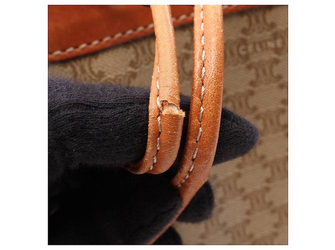 Céline Celine Macadam Schultertasche Braun Beige - Ansicht 16