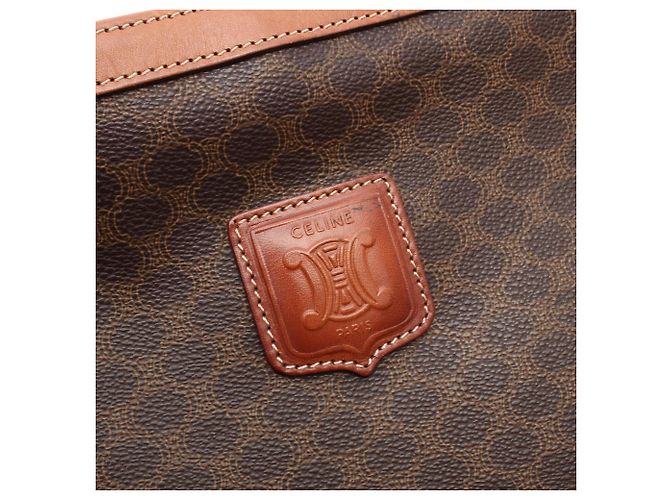 Céline Bolso Tote Celine Macadam Castaño - vista 10