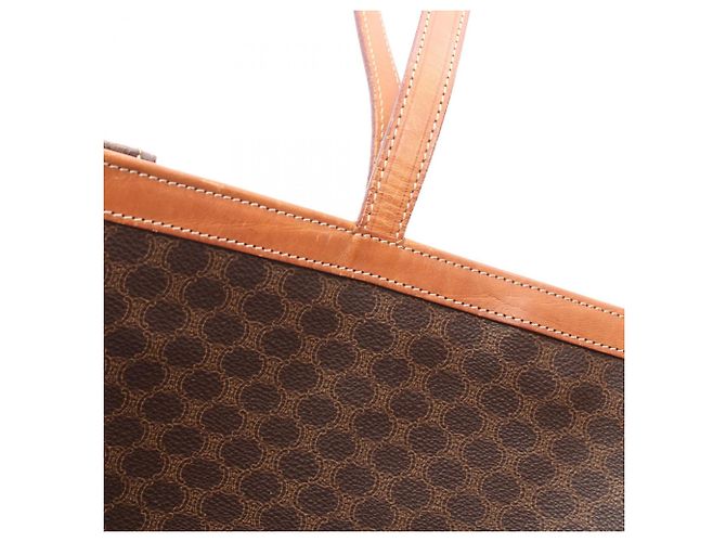 Céline Bolso Tote Celine Macadam Castaño - vista 11