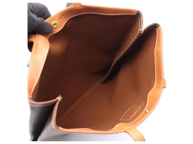 Céline Bolso Tote Celine Macadam Castaño - vista 3