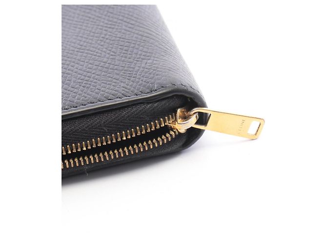 Céline Celine Large Zipped Wallet Schwarz - Ansicht 6