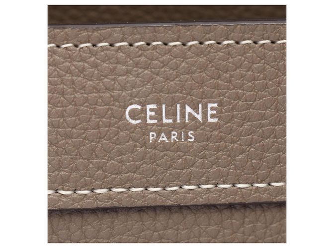 Céline Celine Luggage Nano Shopper Handtasche Braun - Ansicht 4