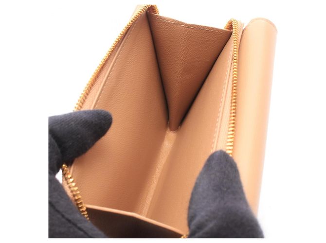 Portafoglio tri-fold Envelope Balenciaga Beige - vista 4