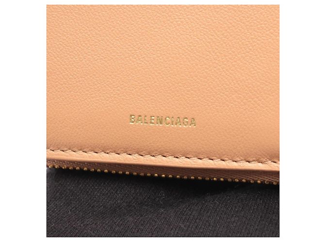 Portafoglio tri-fold Envelope Balenciaga Beige - vista 5