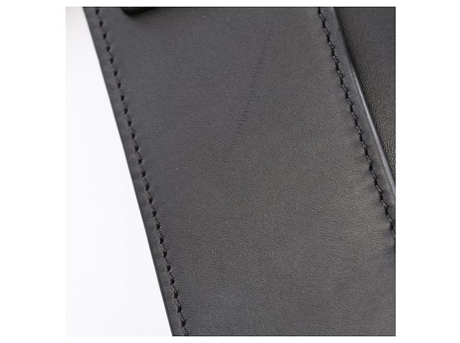 Céline Borsa Tote Celine Luggage Micro Shopper Nero Beige Crudo - vista 9