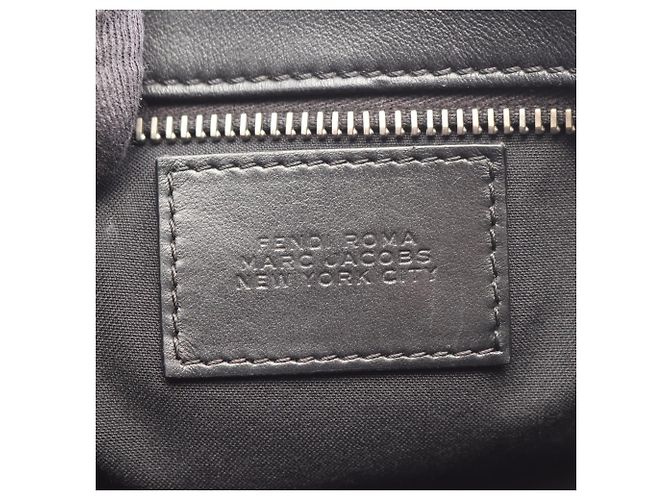 Fendi Coated Canvas Shoulder Handbag Brown Black Multiple colors - view 4
