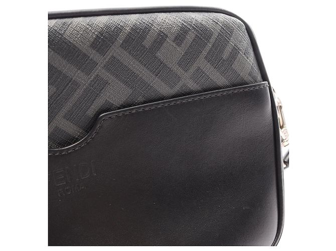 Fendi Coated Canvas Shoulder Handbag Brown Black Multiple colors - view 8