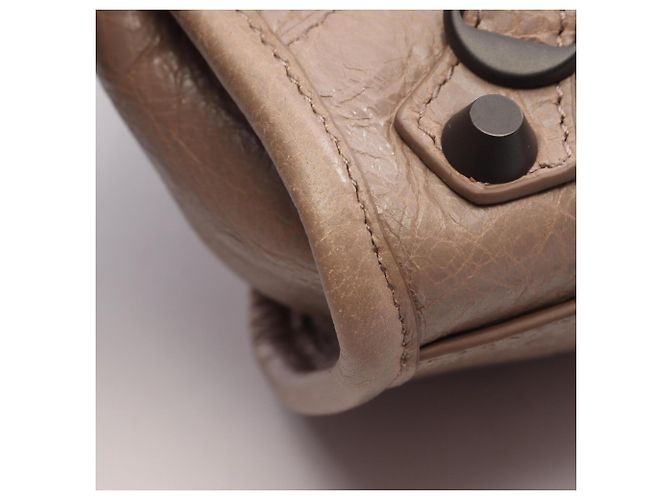 Borsa 2-Way Balenciaga Le City Mini Beige - vista 5