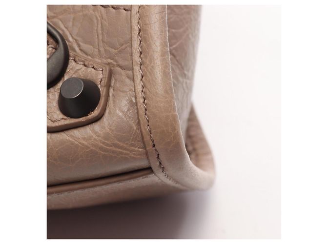 Borsa 2-Way Balenciaga Le City Mini Beige - vista 6
