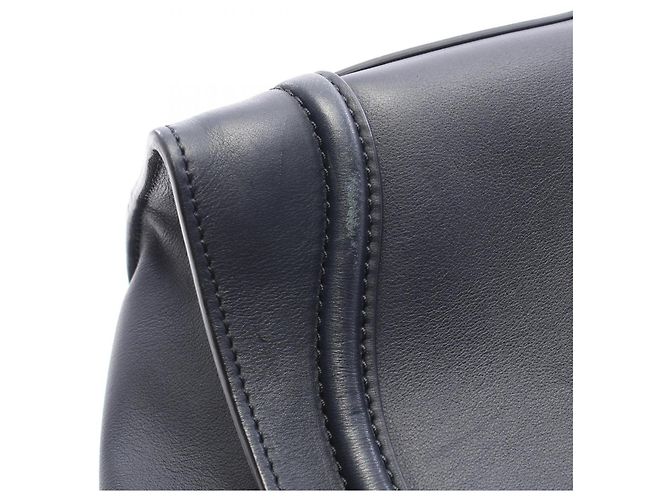 Céline Celine Luggage Mini Shopper Handtasche Marineblau - Ansicht 7