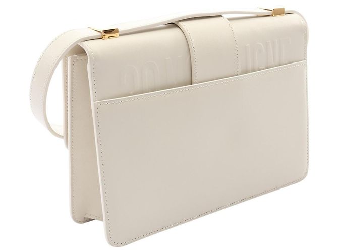 Borsa a tracolla Christian Dior 30 Montaigne Bianco - vista 2