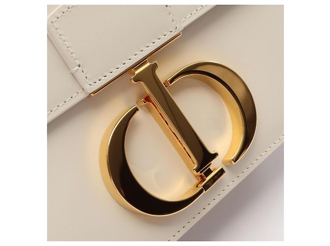 Borsa a tracolla Christian Dior 30 Montaigne Bianco - vista 8